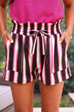 PREORDER - Jess Lea Runway Paperbag Shorts - Neapolitan Stripes