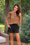 PREORDER - Jess Lea Runway Paperbag Shorts - After Dark
