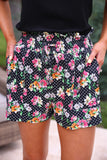 PREORDER - Jess Lea Runway Paperbag Shorts - Daisy Polka Dot