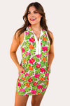 PREORDER - Jess Lea Everyday Zipper Dress, Pink Tropical