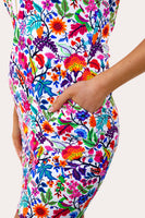 PREORDER - Jess Lea Everyday Zipper Dress, Fiesta Time White