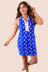 PREORDER - Jess Lea Everyday Zipper Dress, Blue Floral