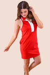PREORDER - Jess Lea Everyday Zipper Dress, Solid Red