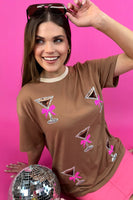 PREORDER - Jess Lea Espresso Martini Oversized Tee