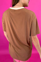 PREORDER - Jess Lea Espresso Martini Oversized Tee
