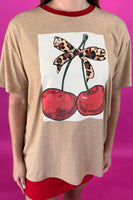 PREORDER - Jess Lea Cherry Sweet Oversized Tee