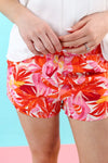 PREORDER - Jess Lea Red Summer Dreaming Tropical Shorts