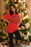 PREORDER - Oh Christmas Tree Leopard Graphic Tee