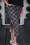PREORDER - Jess Lea Midi Skirt, Check Back