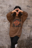 PREORDER - My Sight Is Always On Jesus Graphic Sweatshirt
