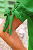 PREORDER - Jess Lea Lainey Tie Sleeve Top - Green