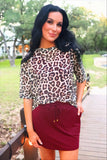 PREORDER - Jess Lea Emma Mesh Tee - Safari Chic