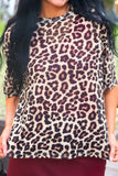 PREORDER - Jess Lea Emma Mesh Tee - Safari Chic