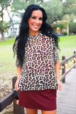 PREORDER - Jess Lea Emma Mesh Tee - Safari Chic