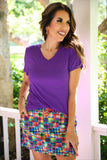 PREORDER - Jess Lea Basic Tee - Purple
