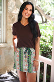 PREORDER - Jess Lea Basic Tee - Chocolate