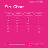 PREORDER - Jess Lea Basic Tee - Chocolate