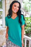 PREORDER - Jess Lea Basic Tee - Teal