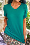 PREORDER - Jess Lea Basic Tee - Teal