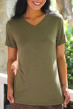 PREORDER - Jess Lea Basic Tee - Olive