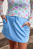 PREORDER - Jess Lea Solid Dusty Blue Skort
