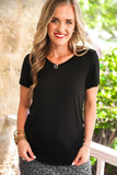 PREORDER - Jess Lea Basic Tee - Black