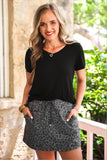 PREORDER - Jess Lea Basic Tee - Black