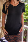PREORDER - Jess Lea Basic Tee - Black