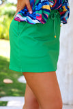 PREORDER - Jess Lea Solid Green Skort