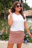 PREORDER - Jess Lea Mocha Mousse Polka Dot Skort