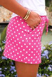PREORDER - Jess Lea Pink Polka Dot Skort