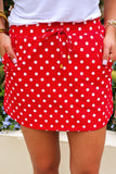 PREORDER - Jess Lea Red Polka Dot Skort