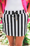 PREORDER - Jess Lea Runway Stripes Skort