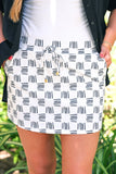 PREORDER - Jess Lea Checkmate Chic Checkered Skort