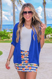 PREORDER - Jess Lea Orange Voyage Striped Skort