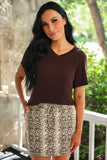 PREORDER - Jess Lea Sylvie Snake Skort