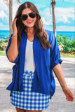 PREORDER - Jess Lea Shades Of Blue Gingham Skort