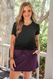 PREORDER - Jess Lea Solid Mulberry Skort