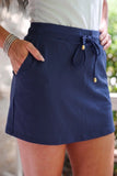PREORDER - Jess Lea Solid Navy Skort