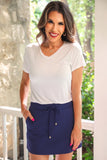 PREORDER - Jess Lea Solid Navy Skort