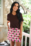 PREORDER - Jess Lea Preppy Argyle Skort