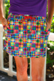 PREORDER - Jess Lea Happy Houndstooth Skort
