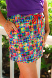 PREORDER - Jess Lea Happy Houndstooth Skort