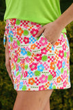 PREORDER - Jess Lea Check The Tropics Skort