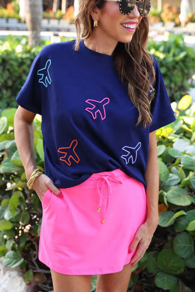 PREORDER - Jess Lea Around The World Embroidered Luxe Top