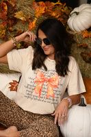 PREORDER - Thanksgiving Bible Verse Bow Graphic Tee