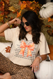 PREORDER - Thanksgiving Bible Verse Bow Graphic Tee