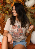 PREORDER - Thankful Floral Turkey Adult Graphic Tee
