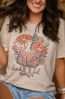 PREORDER - Thankful Floral Turkey Adult Graphic Tee