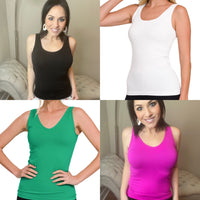 S-XL Reversible 2 Way Tank Top - 4 Colors